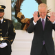 Vice President Joe Biden reacts to reporters’ questions about whether he is running for president while he waits for the arrival of President Park Geun-hye of South Korea at the Naval Observatory Oct. 15, 2015, in Washington, D.C.
Chip Somodevilla/Getty Images